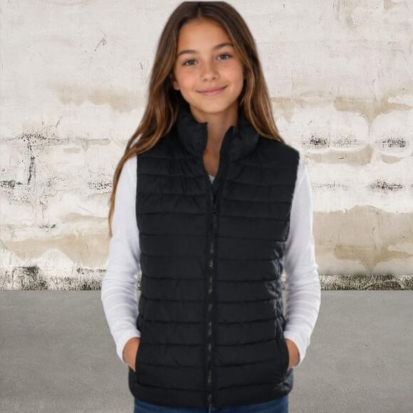 Old Navy Other - Old Navy Active Kids Black Puffer Vest Size XL (14/16)